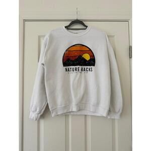 Vintage Nature Backs Clothing Co Sweatshirt size medium